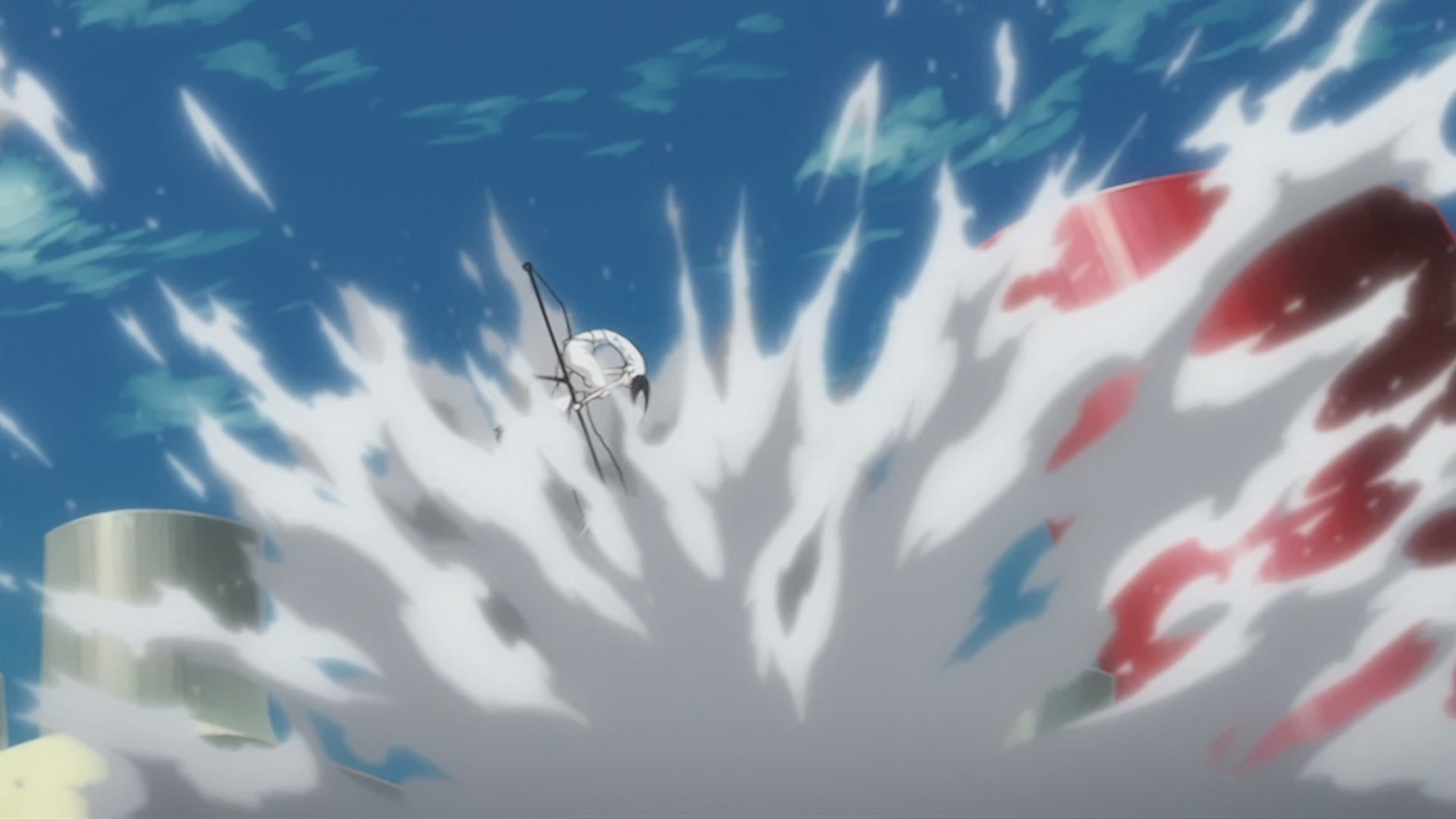 Bleach Ep 201: Nnoitra Released! Multiplying Arms @ 00:02:37