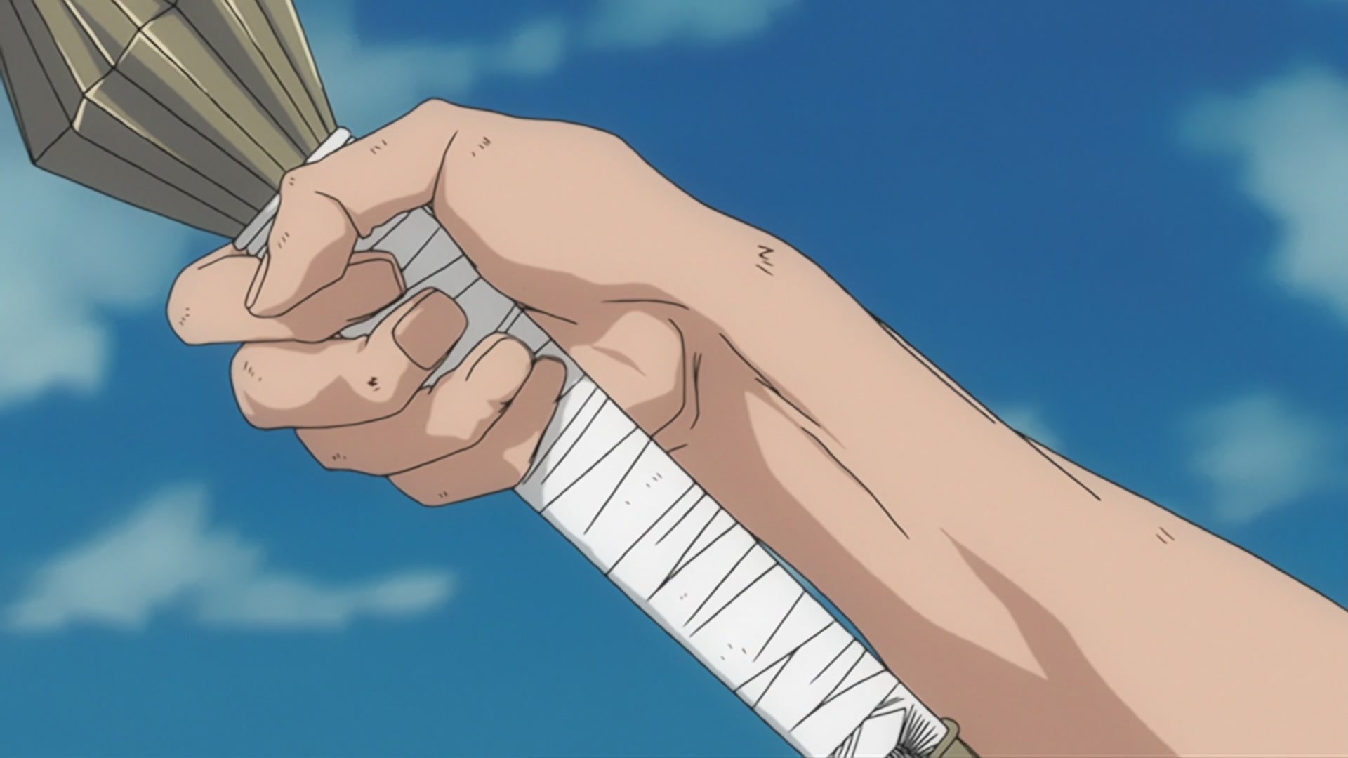 Bleach Ep 201: Nnoitra Released! Multiplying Arms @ 00:03:20