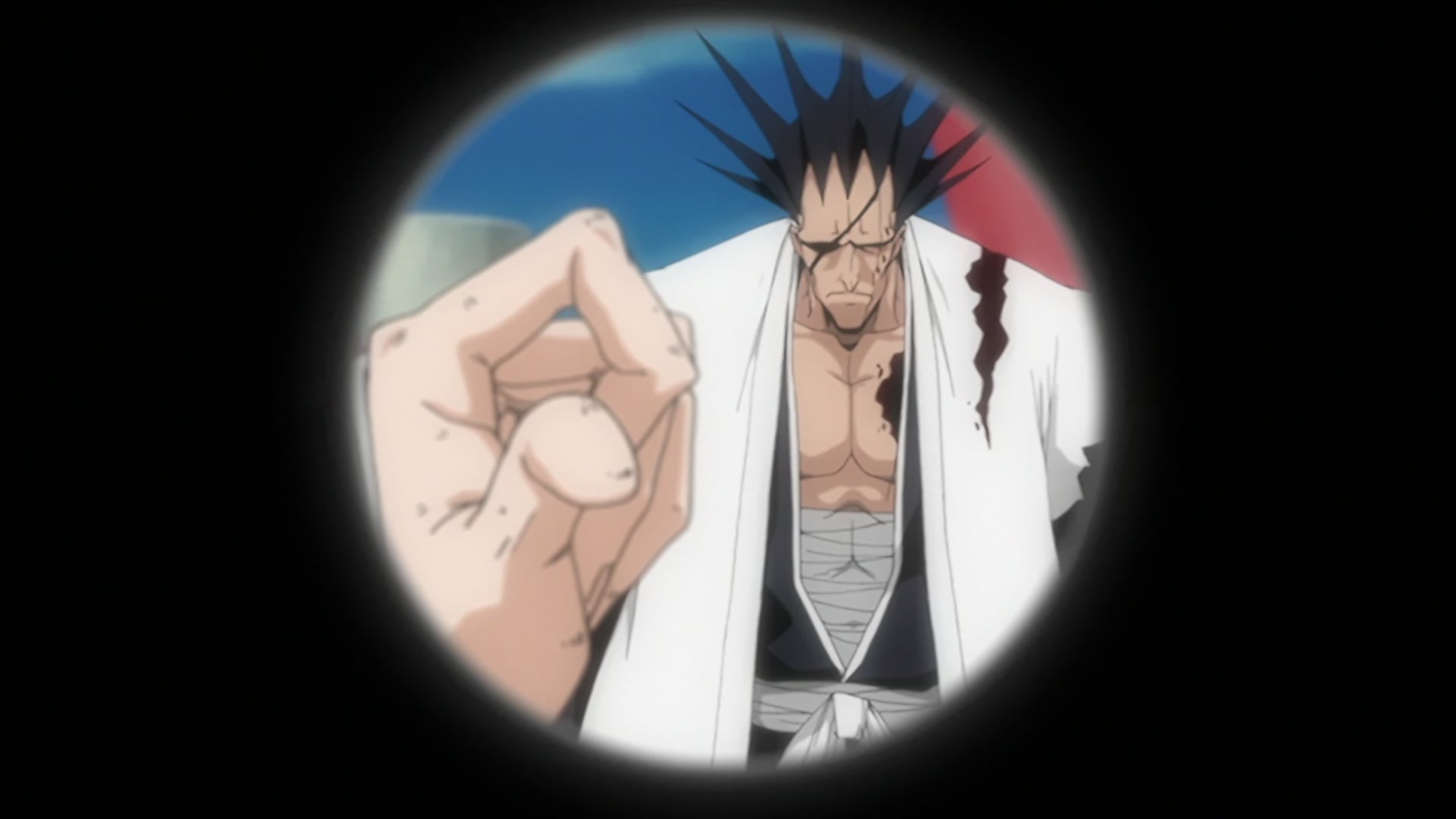 Bleach Ep 201: Nnoitra Released! Multiplying Arms @ 00:04:18