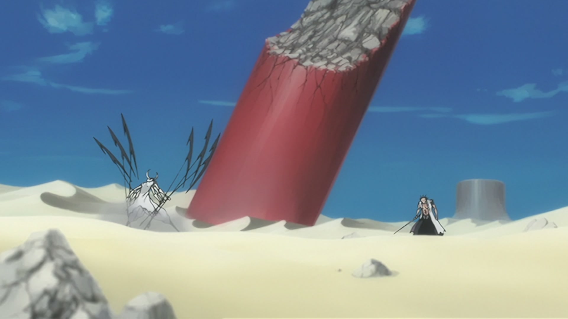 Bleach Ep 203: Karakura Town Gathers! Aizen versus Shinigami @ 00:02:36