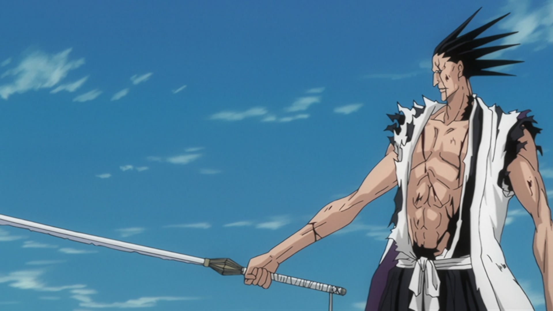 Bleach Ep 203: Karakura Town Gathers! Aizen versus Shinigami @ 00:03:38