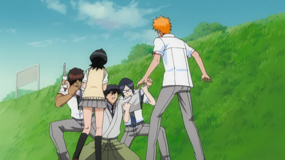 Bleach Ep 204: Ichigo's Seppuku Persuasion Strategy @ 00:19:39