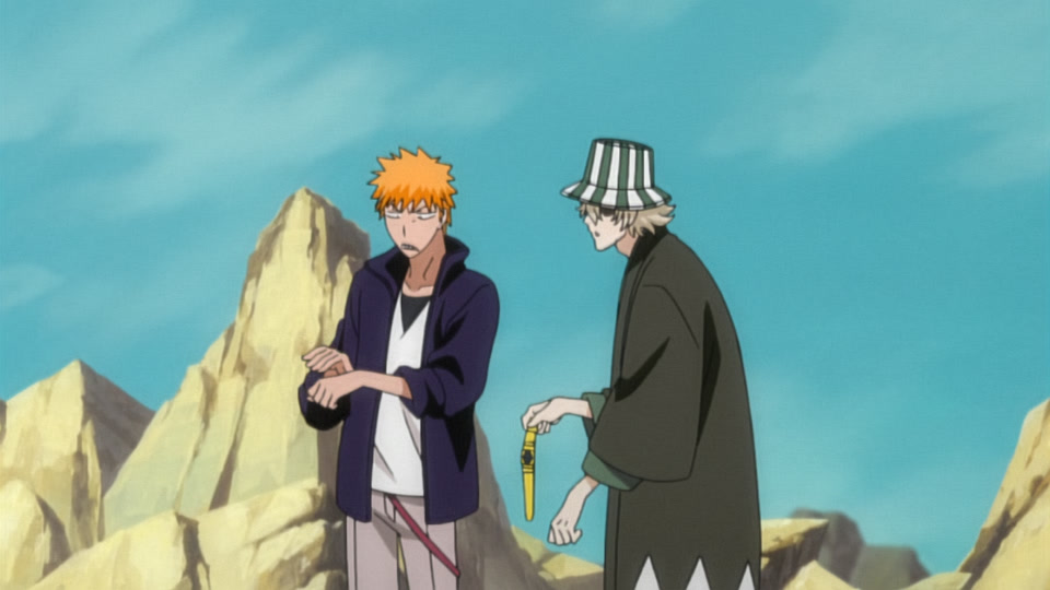 Bleach Ep 213: The Funeral Procession of Souls: Karakuraizer is Born @ 00:04:56