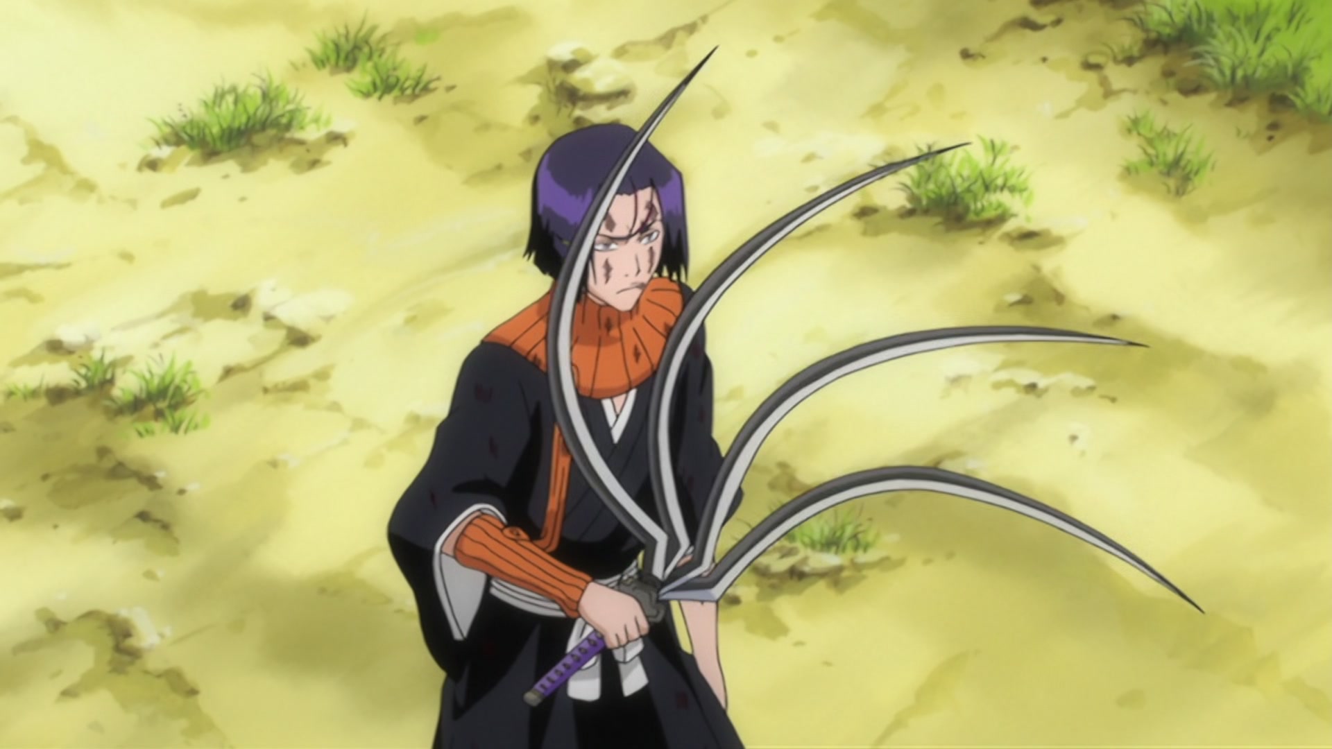 Bleach Ep 219: Hisagi's Shikai! The Name is... @ 00:02:03