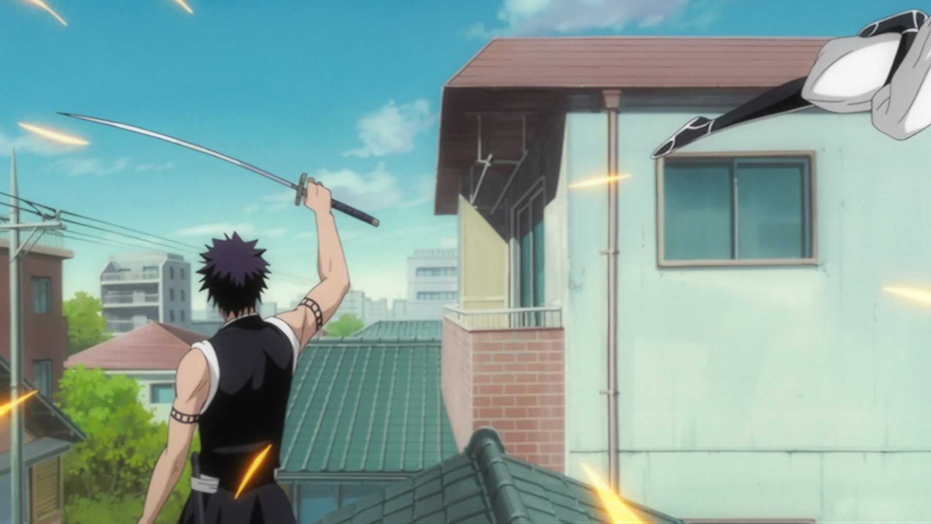 Bleach Ep 219: Hisagi's Shikai! The Name is... @ 00:05:42