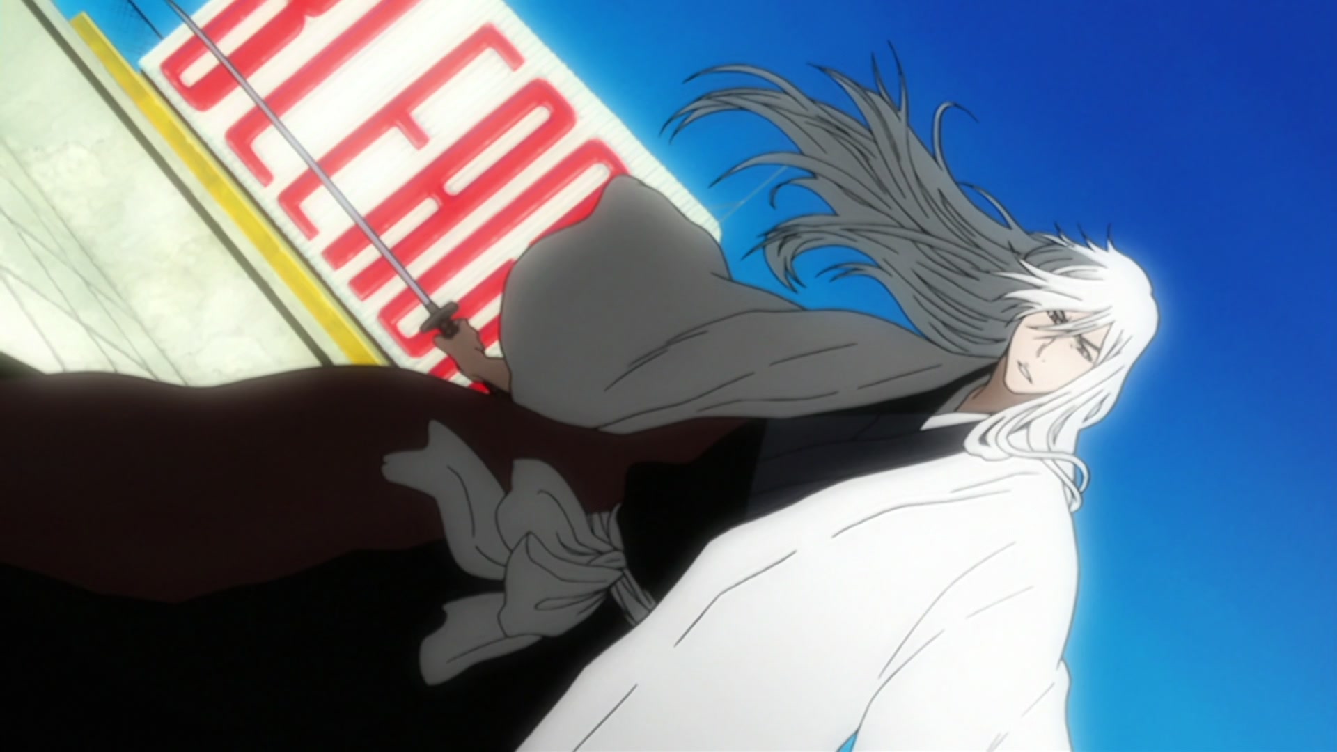 Bleach Ep 220: Ikkaku Falls! The Shinigami's Crisis @ 00:01:34