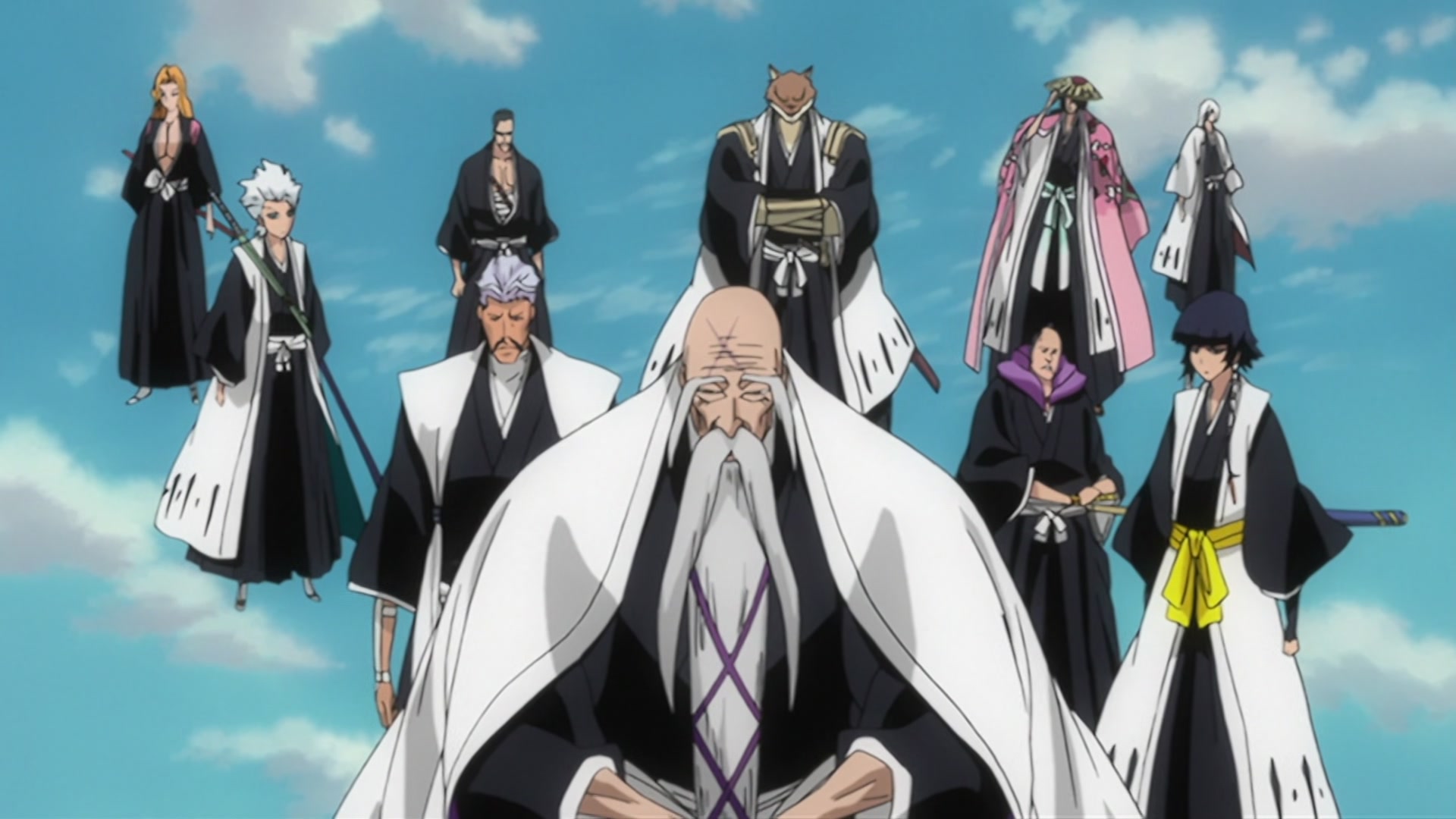 Bleach Ep 220: Ikkaku Falls! The Shinigami's Crisis @ 00:02:17