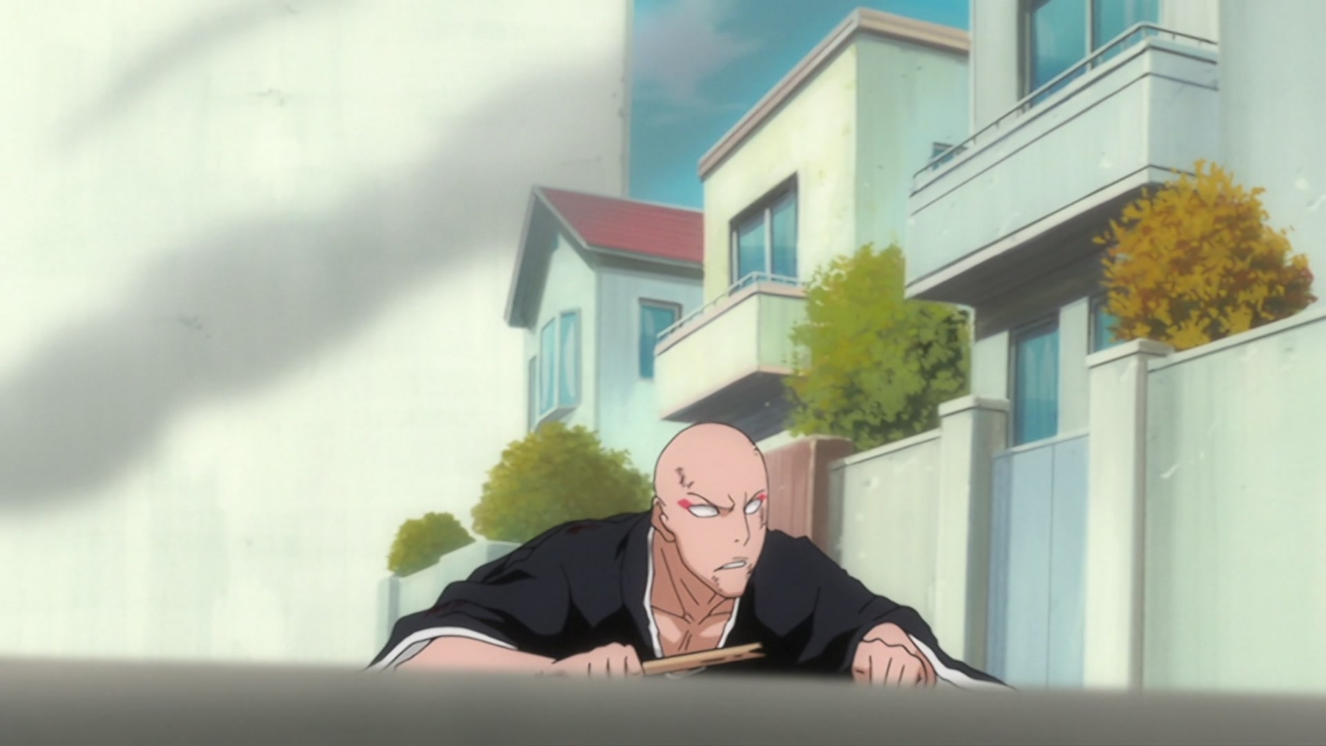 Bleach Ep 220: Ikkaku Falls! The Shinigami's Crisis @ 00:07:12