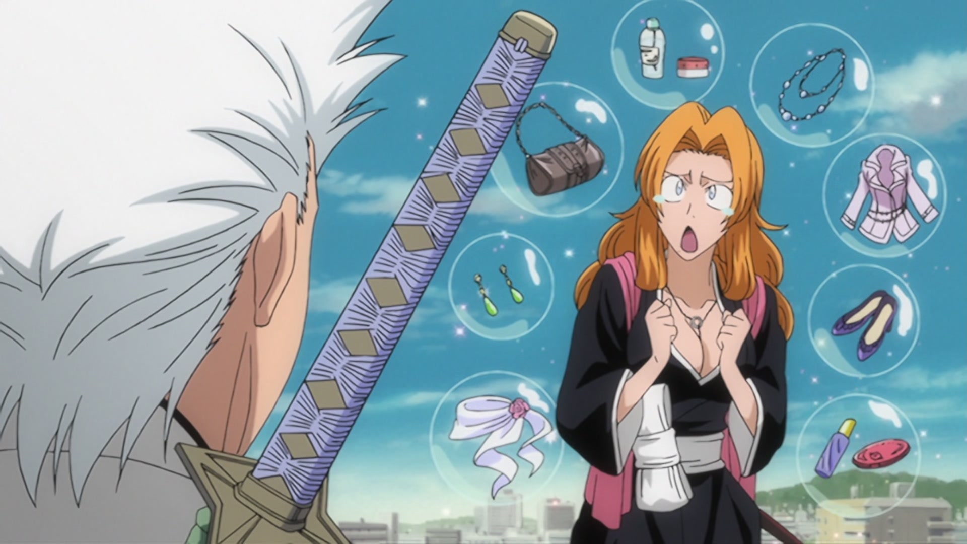 Bleach Ep 220: Ikkaku Falls! The Shinigami's Crisis @ 00:18:09