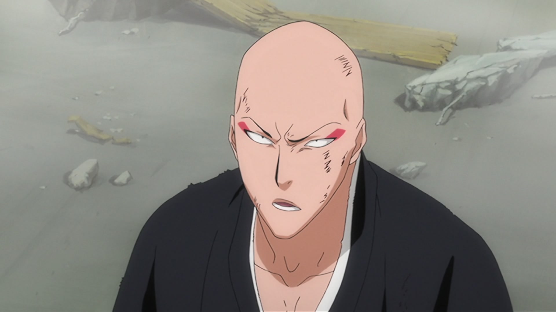 Bleach Ep 220: Ikkaku Falls! The Shinigami's Crisis @ 00:18:47