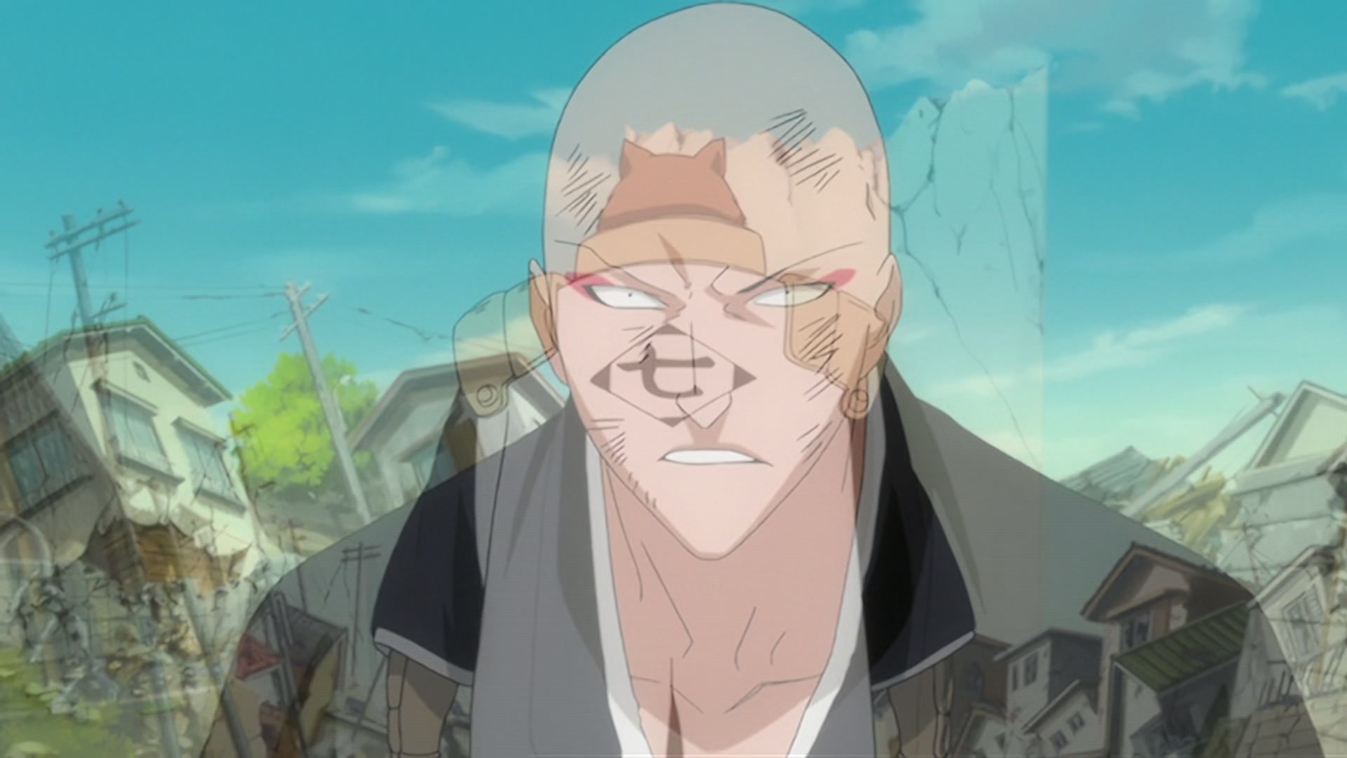 Bleach Ep 220: Ikkaku Falls! The Shinigami's Crisis @ 00:21:24