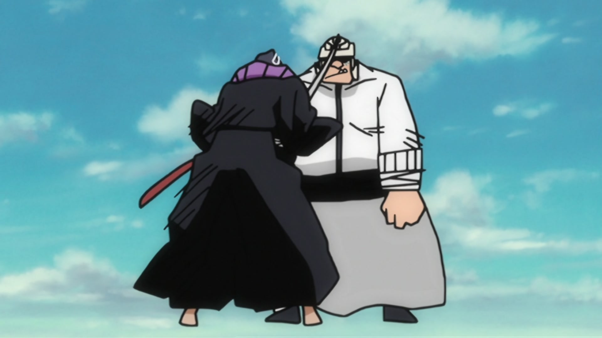 Bleach Ep 222: The Most Evil Tag!? Soi Fon & Omaeda @ 00:08:05