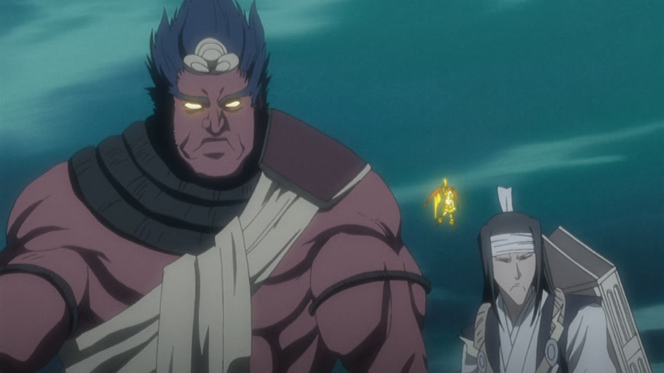 Bleach Ep 244: The Long Awaited... Kenpachi Appears! @ 00:08:38