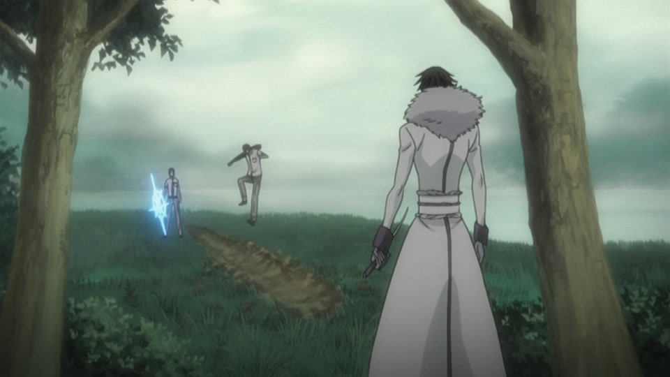 Bleach Ep 249: Senbonzakura's Bankai! Offense and Defense of the Living World @ 00:08:35