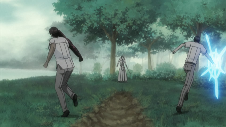 Bleach Ep 249: Senbonzakura's Bankai! Offense and Defense of the Living World @ 00:08:45