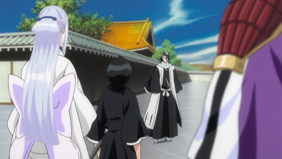 Bleach Ep 256: Byakuya's Anger! The Kuchiki Family Collapses @ 00:08:57
