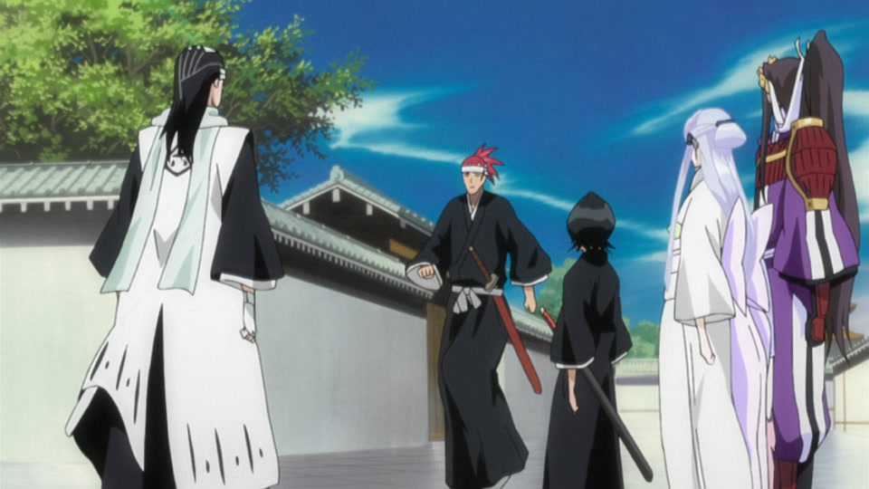 Bleach Ep 256: Byakuya's Anger! The Kuchiki Family Collapses @ 00:09:21