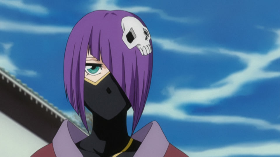 Bleach Ep 264: Battle of the Females? Katen Kyokotsu vs. Nanao! @ 00:03:43