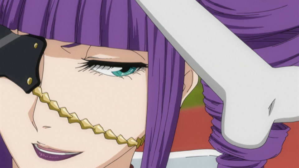 Bleach Ep 264: Battle of the Females? Katen Kyokotsu vs. Nanao! @ 00:04:59