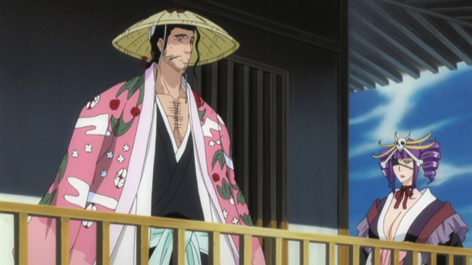 Bleach Ep 264: Battle of the Females? Katen Kyokotsu vs. Nanao! @ 00:08:47