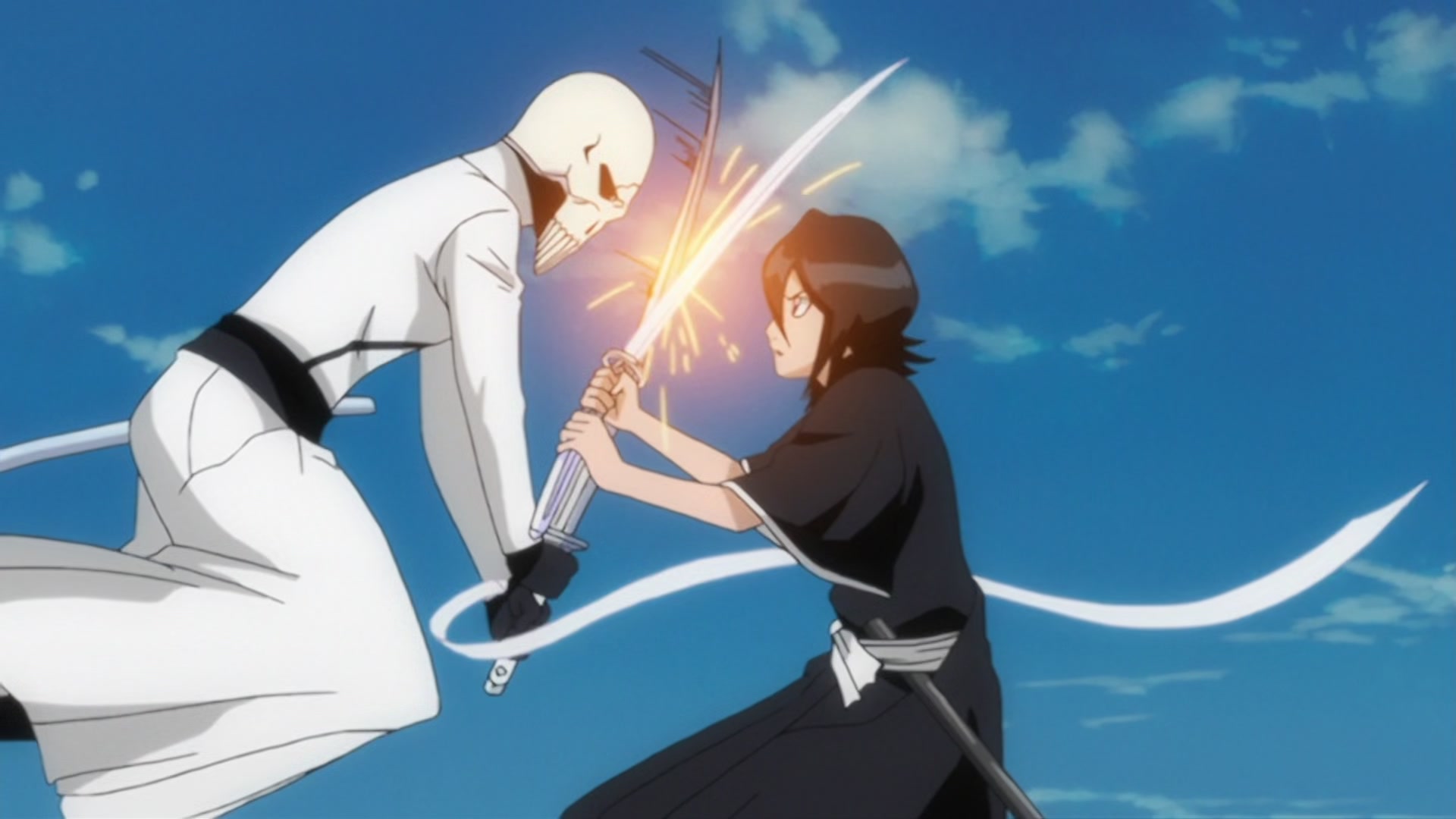 Bleach Ep 269: Ichigo and Uryu, Bonded Back to Back @ 00:05:51