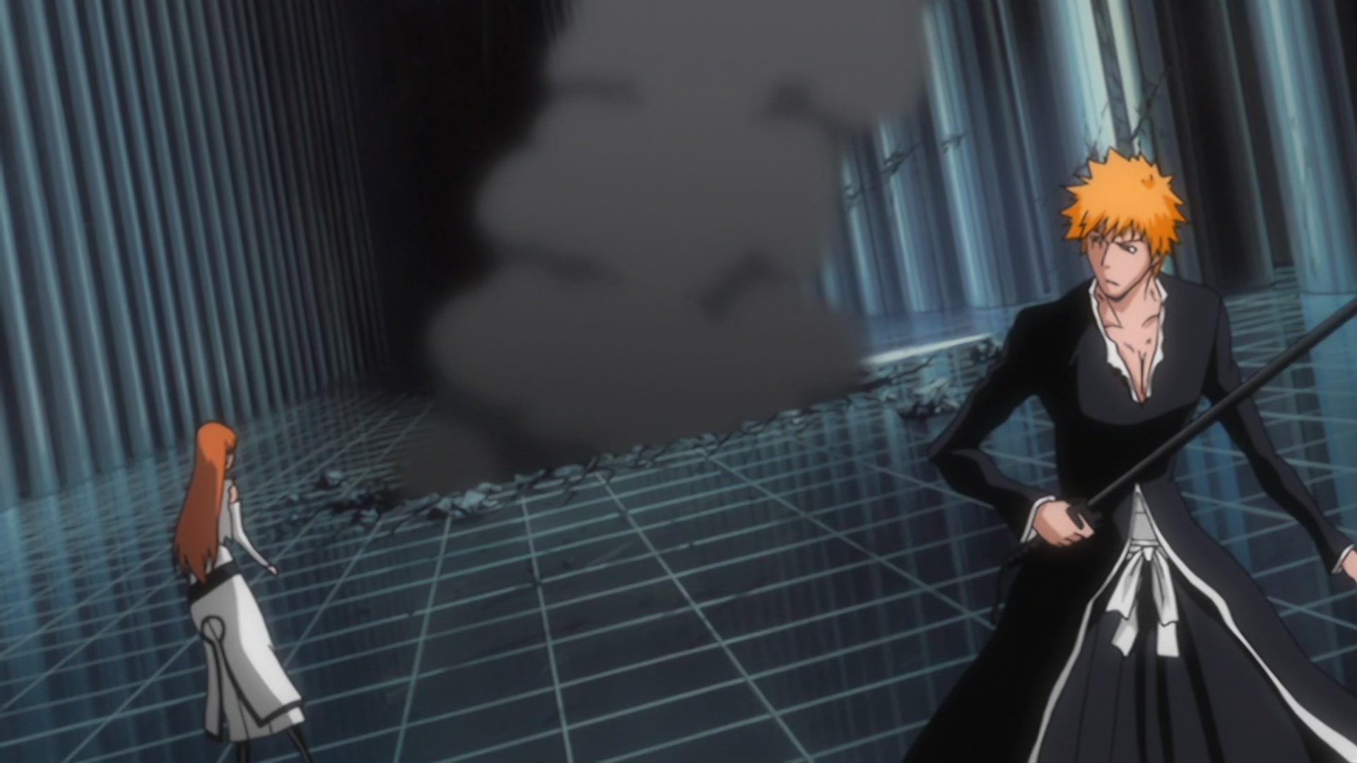 Bleach Ep 269: Ichigo and Uryu, Bonded Back to Back @ 00:14:49