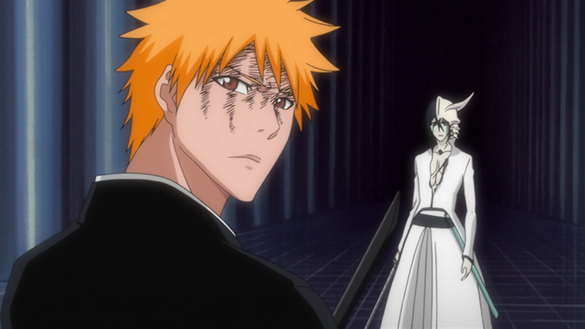Bleach Ep 269: Ichigo and Uryu, Bonded Back to Back @ 00:16:34