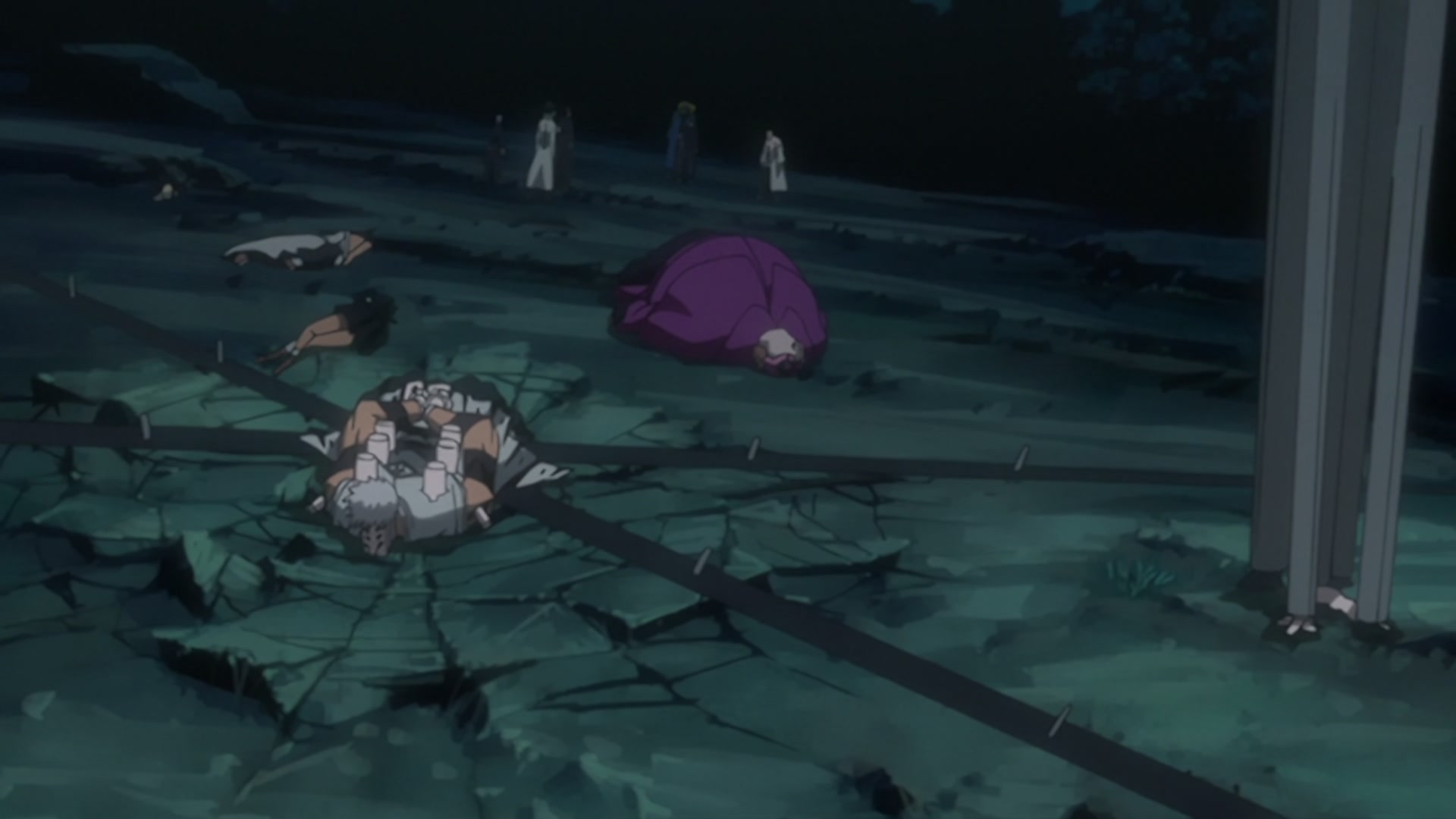 Bleach Ep 279: Hirako and Aizen... Reunion of Fate! @ 00:05:53