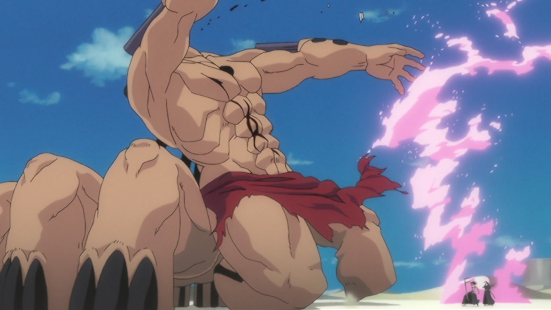 Bleach Ep 289: Byakuya vs. Kenpachi?! The Melee Begins @ 00:03:47