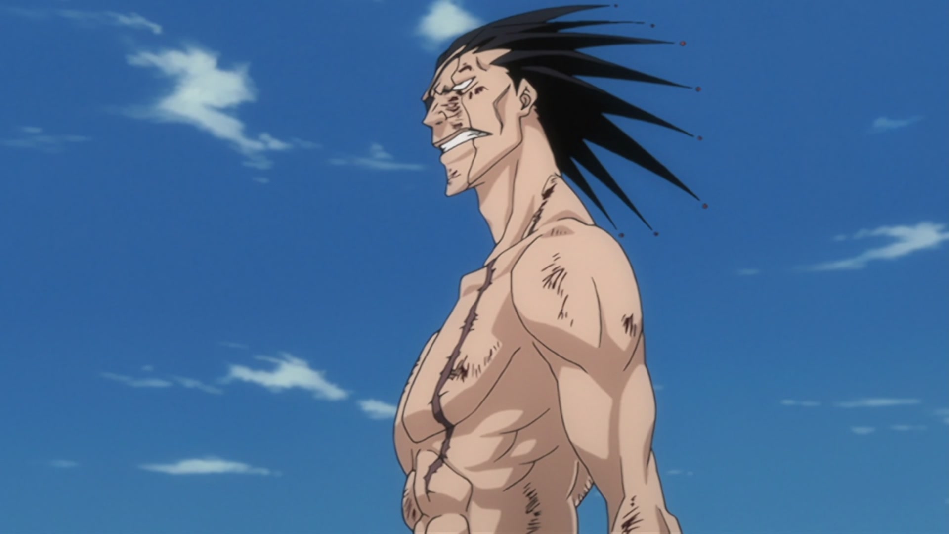 Bleach Ep 289: Byakuya vs. Kenpachi?! The Melee Begins @ 00:04:35