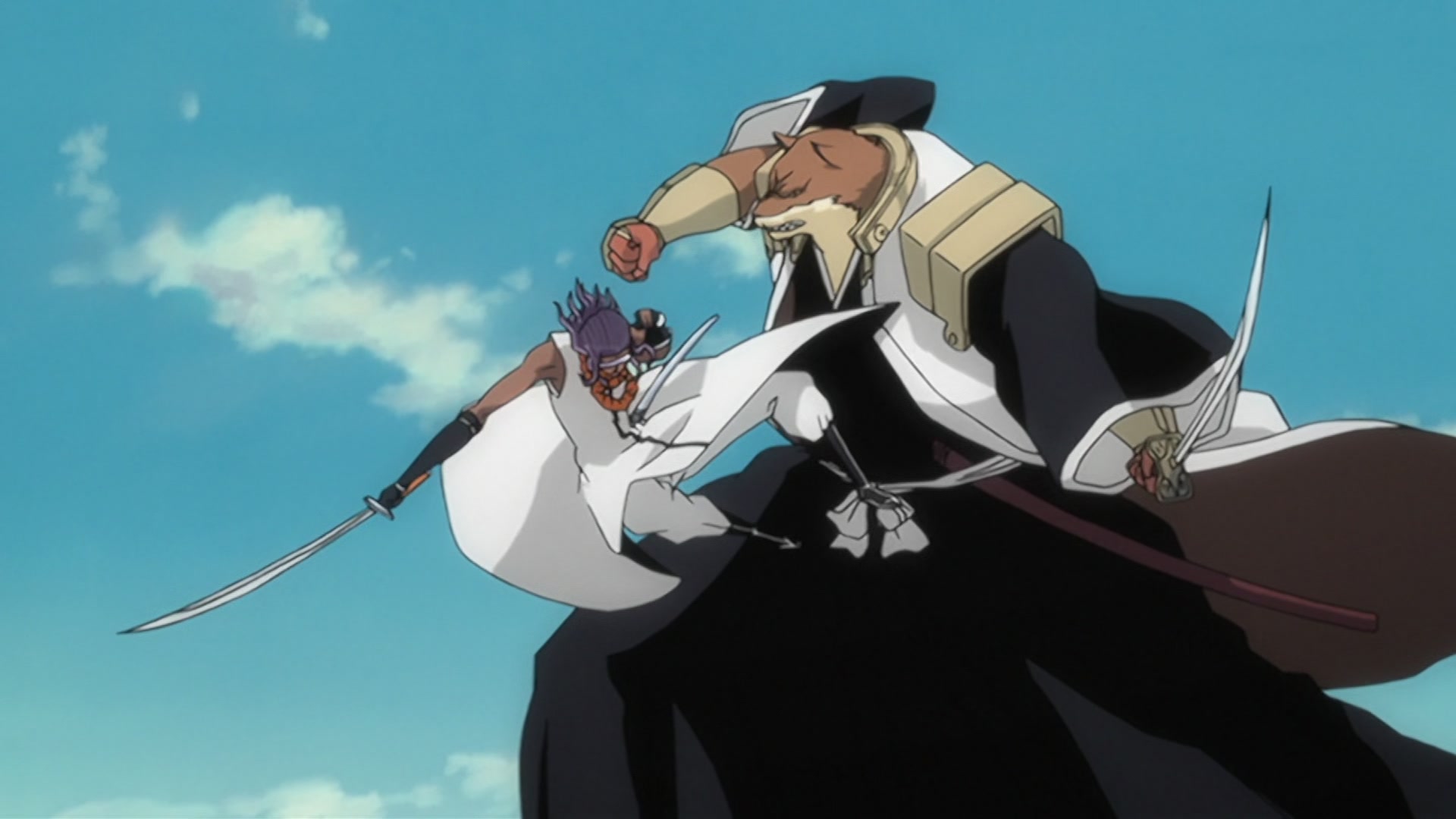 Bleach Ep 289: Byakuya vs. Kenpachi?! The Melee Begins @ 00:06:29