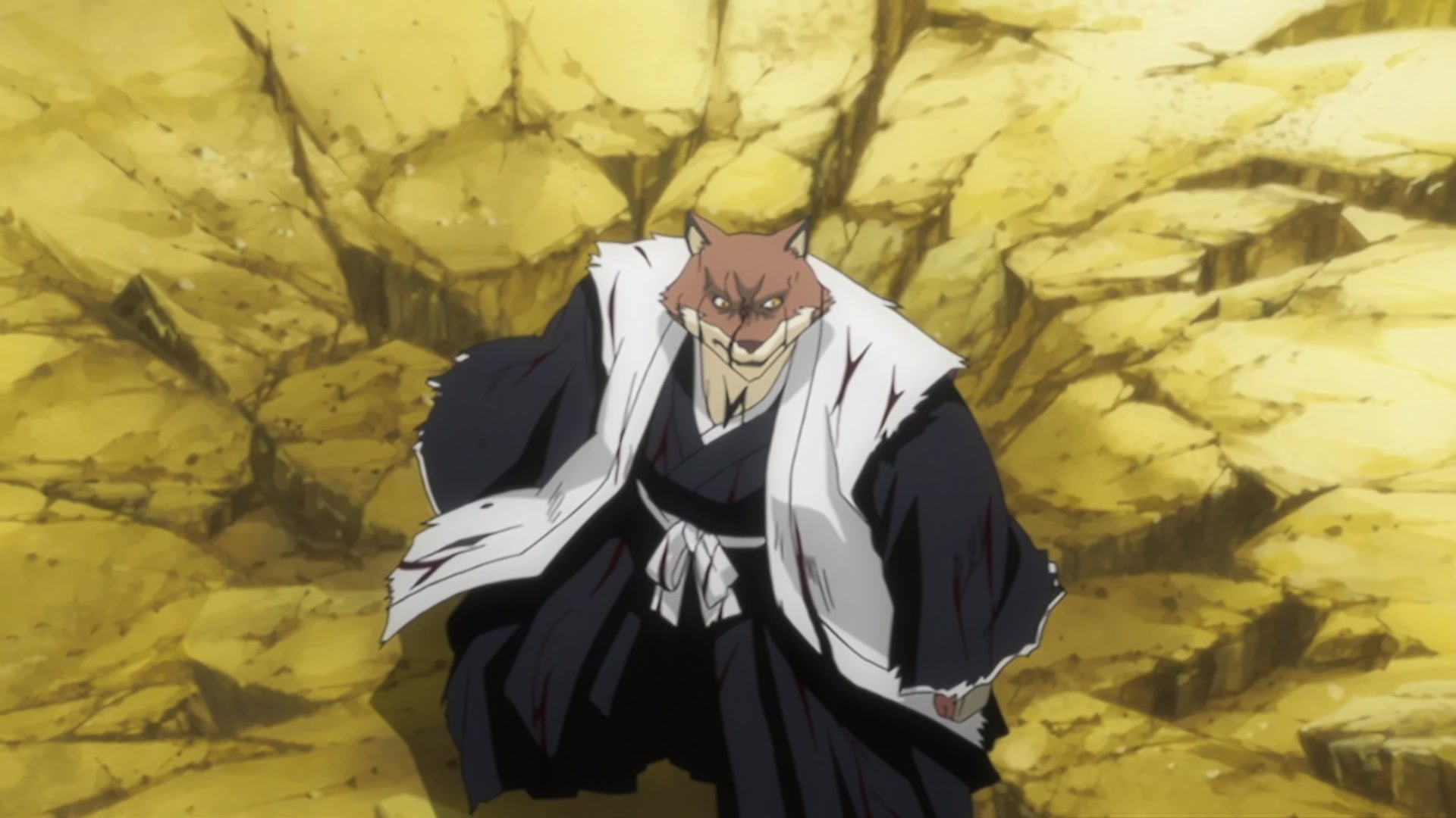 Bleach Ep 289: Byakuya vs. Kenpachi?! The Melee Begins @ 00:07:36