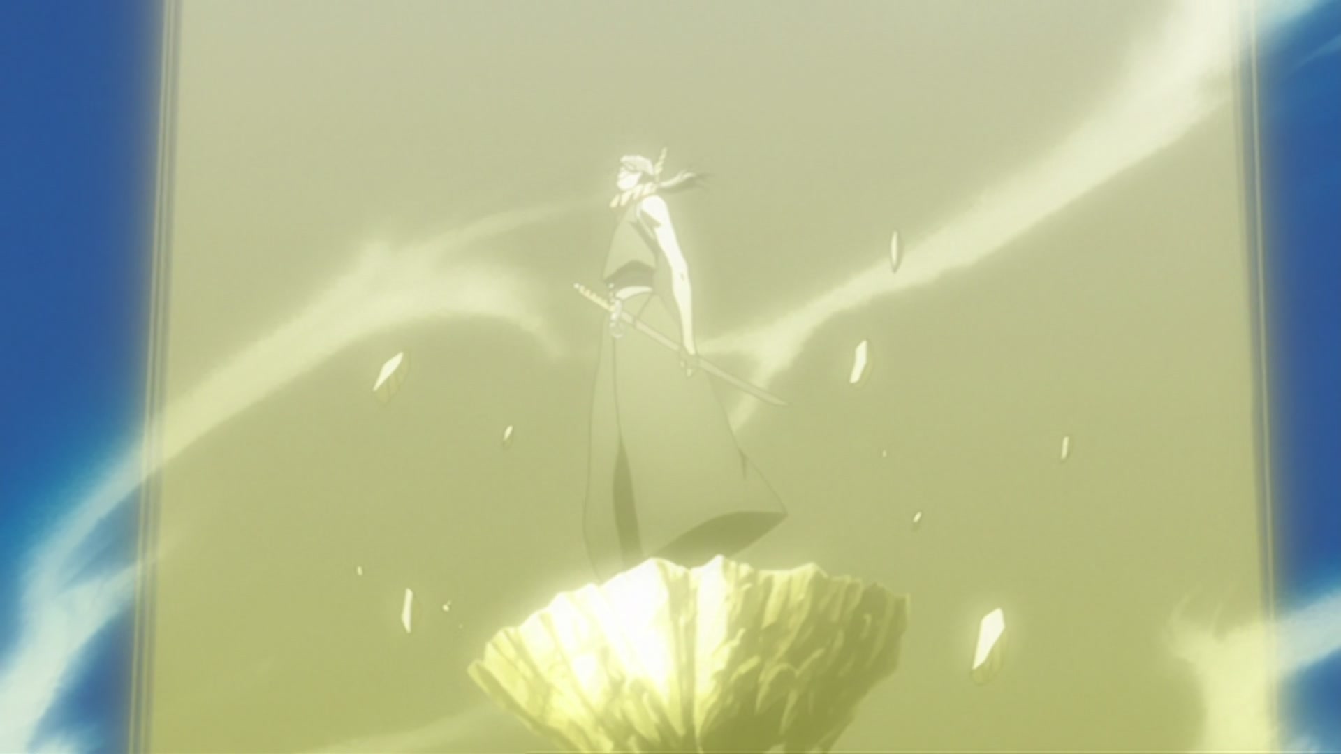 Bleach Ep 289: Byakuya vs. Kenpachi?! The Melee Begins @ 00:07:40