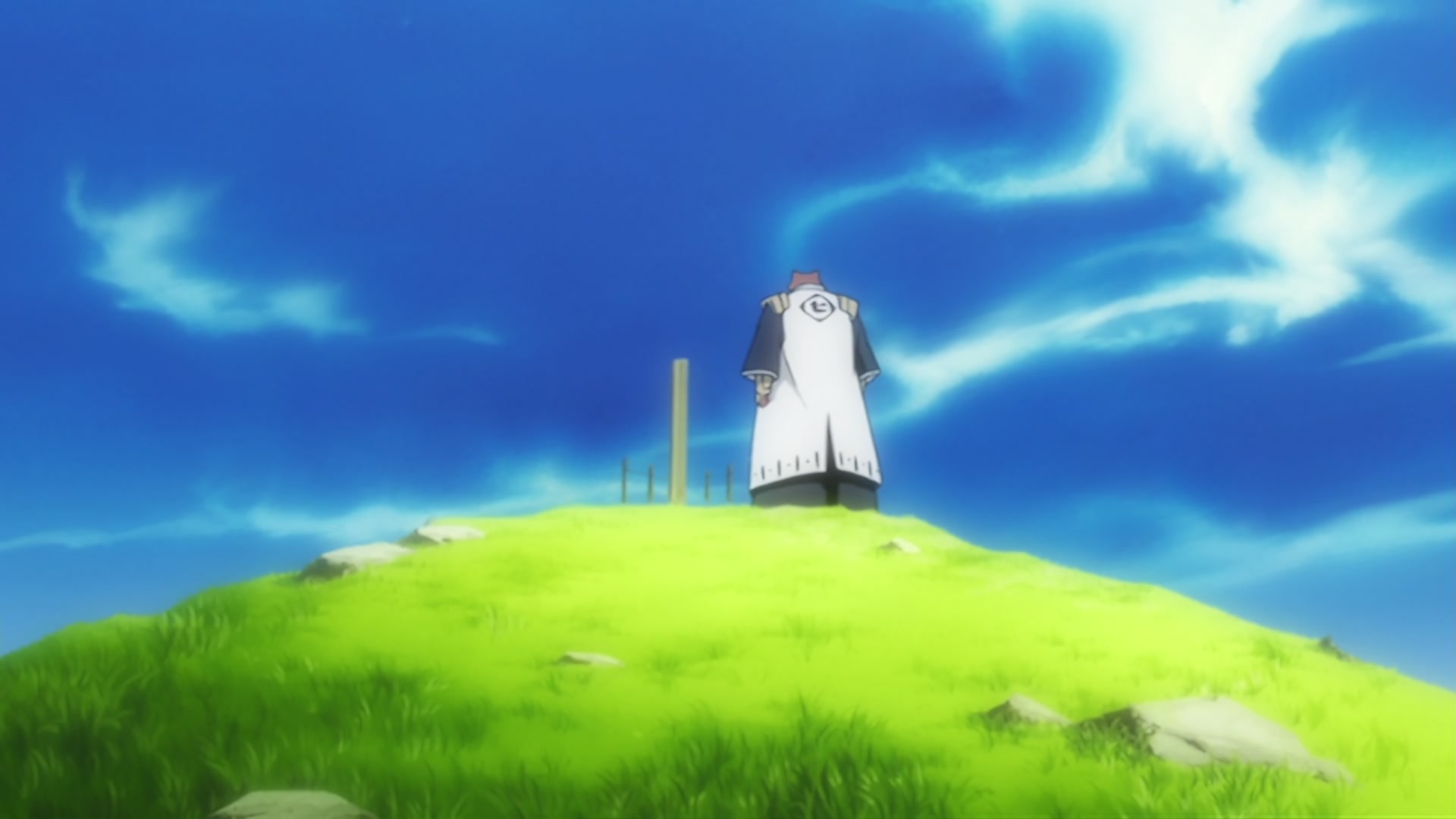 Bleach Ep 289: Byakuya vs. Kenpachi?! The Melee Begins @ 00:07:55
