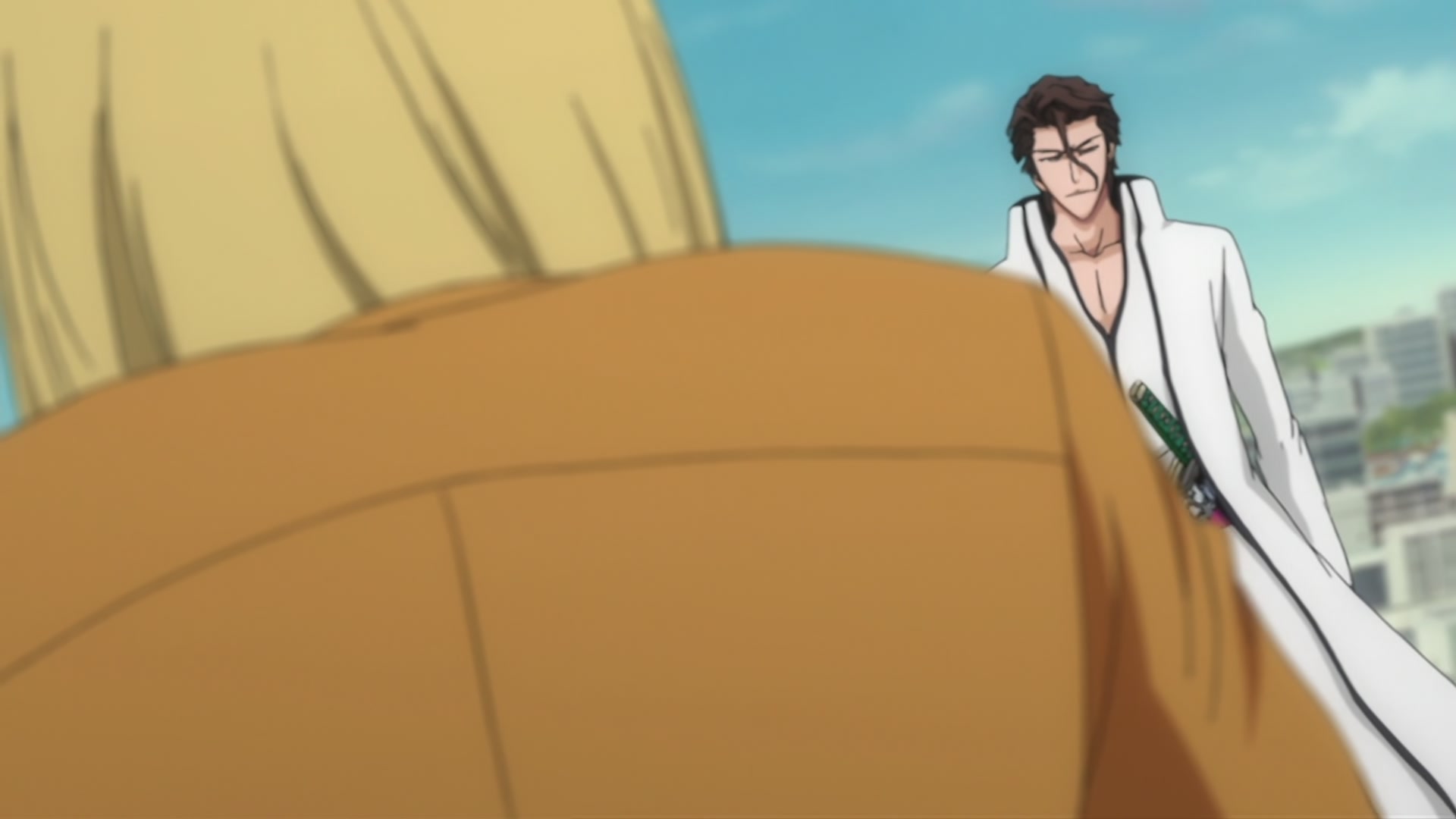 Bleach Ep 289: Byakuya vs. Kenpachi?! The Melee Begins @ 00:11:57