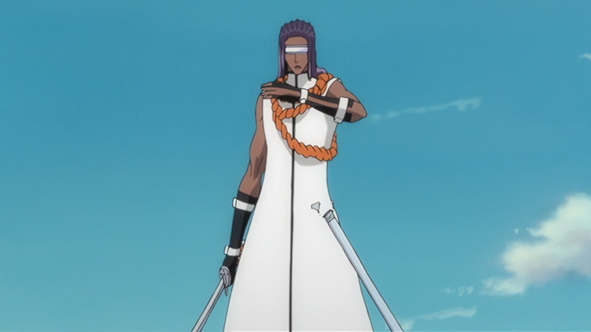 Bleach Ep 289: Byakuya vs. Kenpachi?! The Melee Begins @ 00:13:42