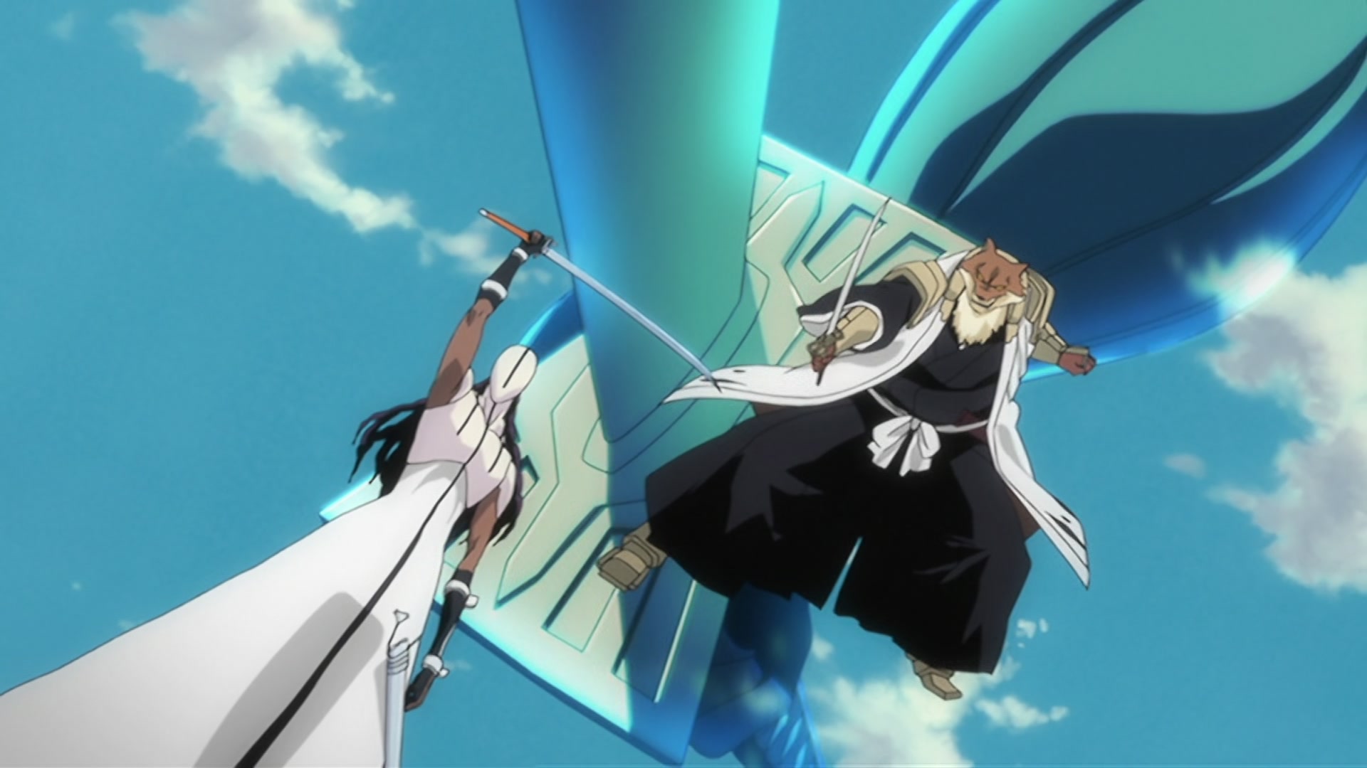 Bleach Ep 289: Byakuya vs. Kenpachi?! The Melee Begins @ 00:15:41