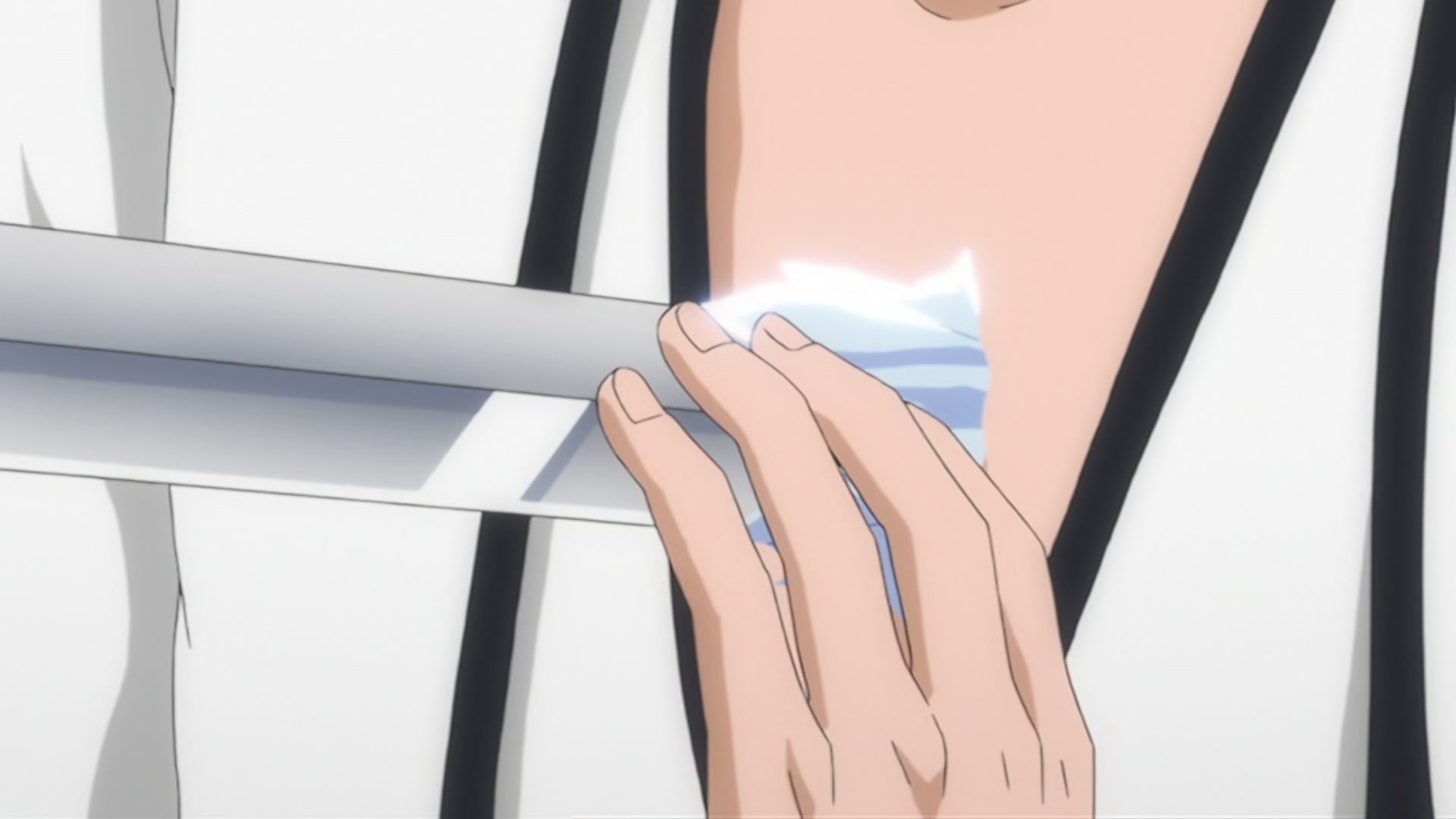 Bleach Ep 294: Impossible to Attack? The Sealed Genryusai! @ 00:01:58
