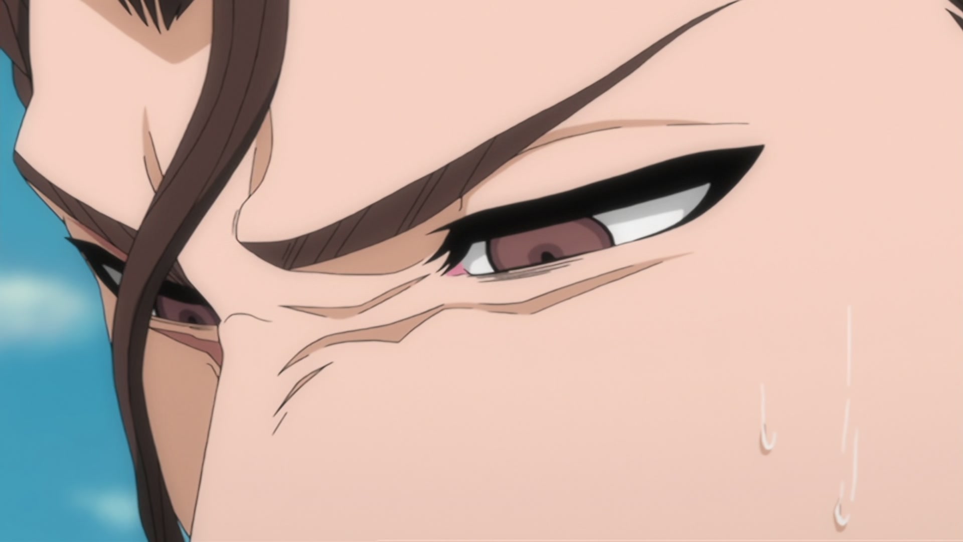 Bleach Ep 294: Impossible to Attack? The Sealed Genryusai! @ 00:02:03