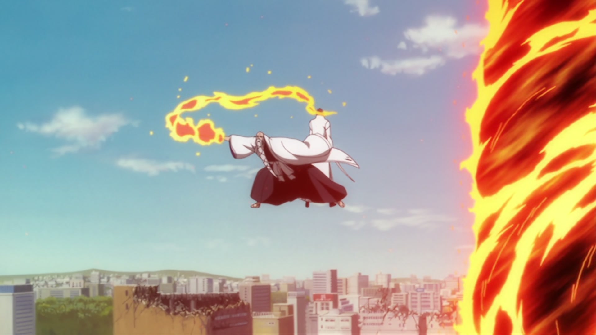 Bleach Ep 294: Impossible to Attack? The Sealed Genryusai! @ 00:07:36