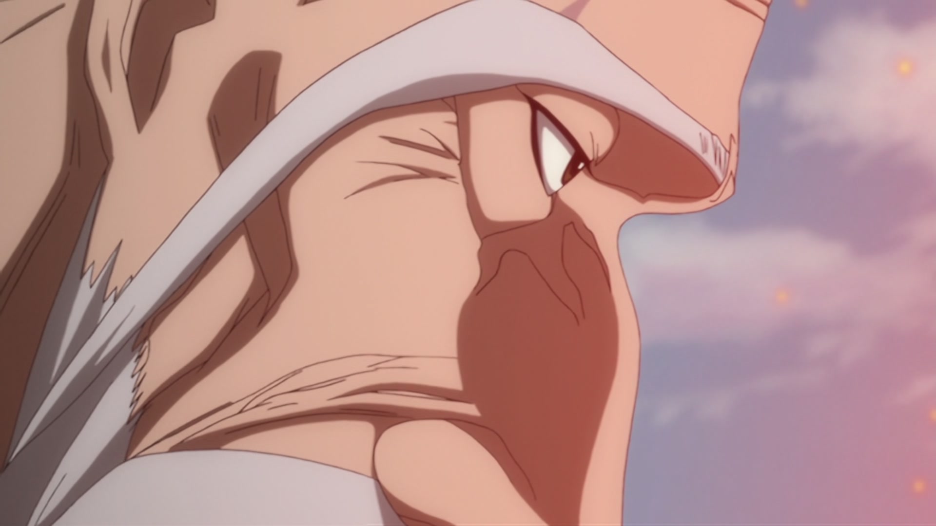 Bleach Ep 294: Impossible to Attack? The Sealed Genryusai! @ 00:08:28