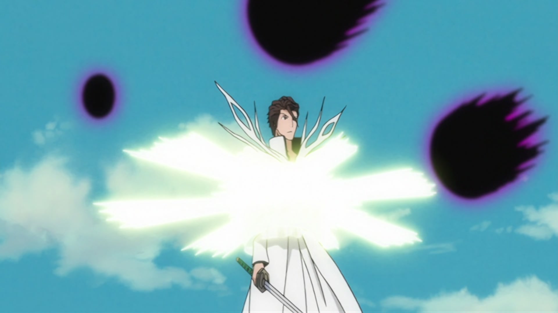 Bleach Ep 300: Aizen Appears! Ichigo's Objective @ 00:07:50