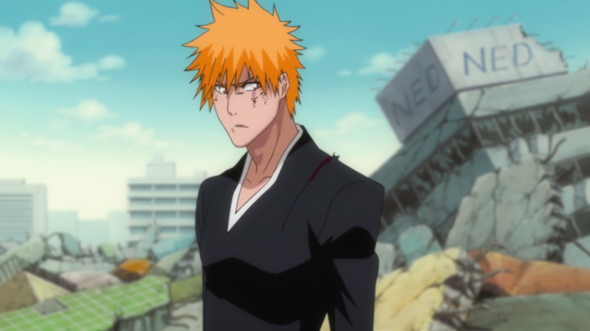 Bleach Ep 300: Aizen Appears! Ichigo's Objective @ 00:19:30