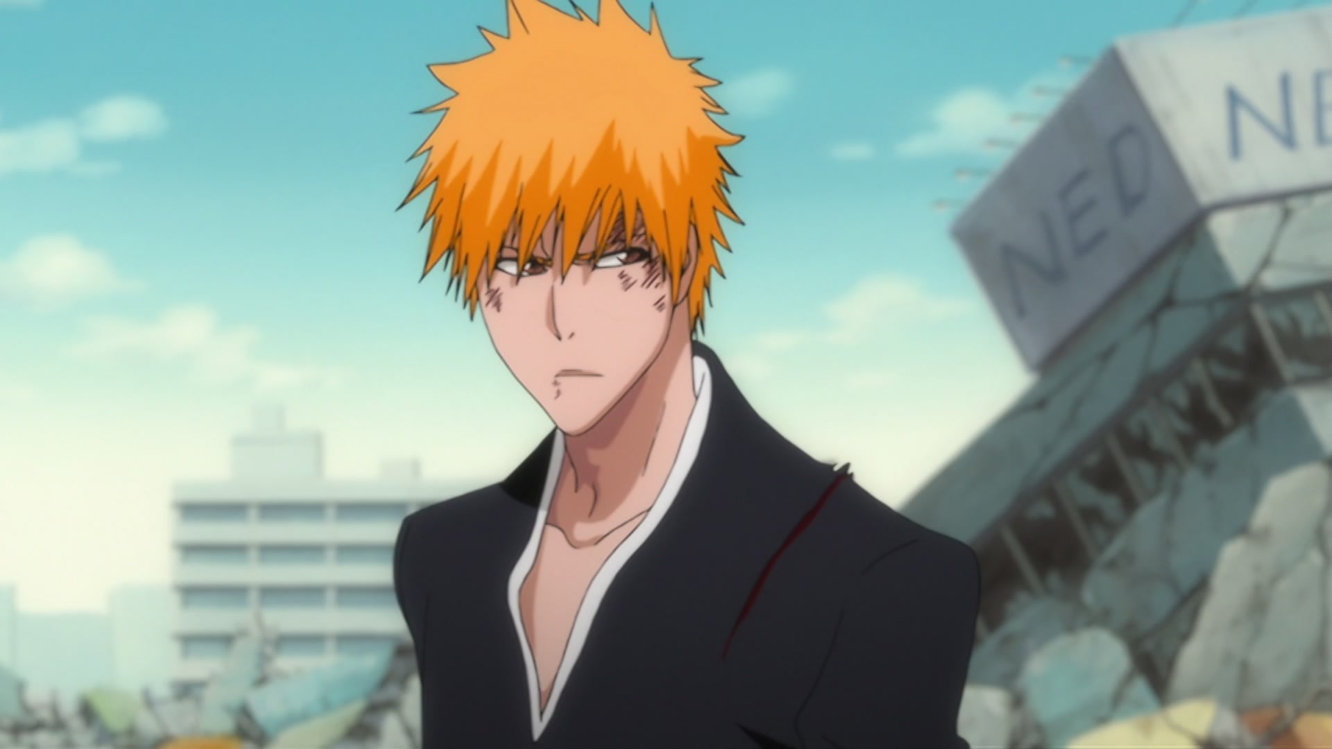 Bleach Ep 300: Aizen Appears! Ichigo's Objective @ 00:19:39