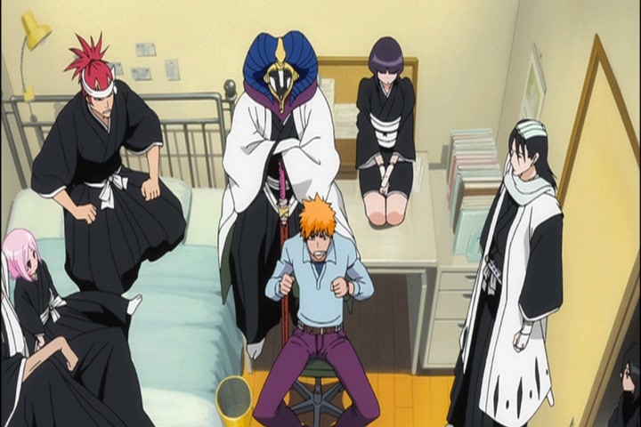 Bleach Ep 320: Gotei 13, Gathering in the Real World! @ 00:07:26