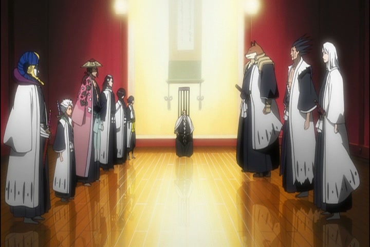 Bleach Ep 320: Gotei 13, Gathering in the Real World! @ 00:08:05