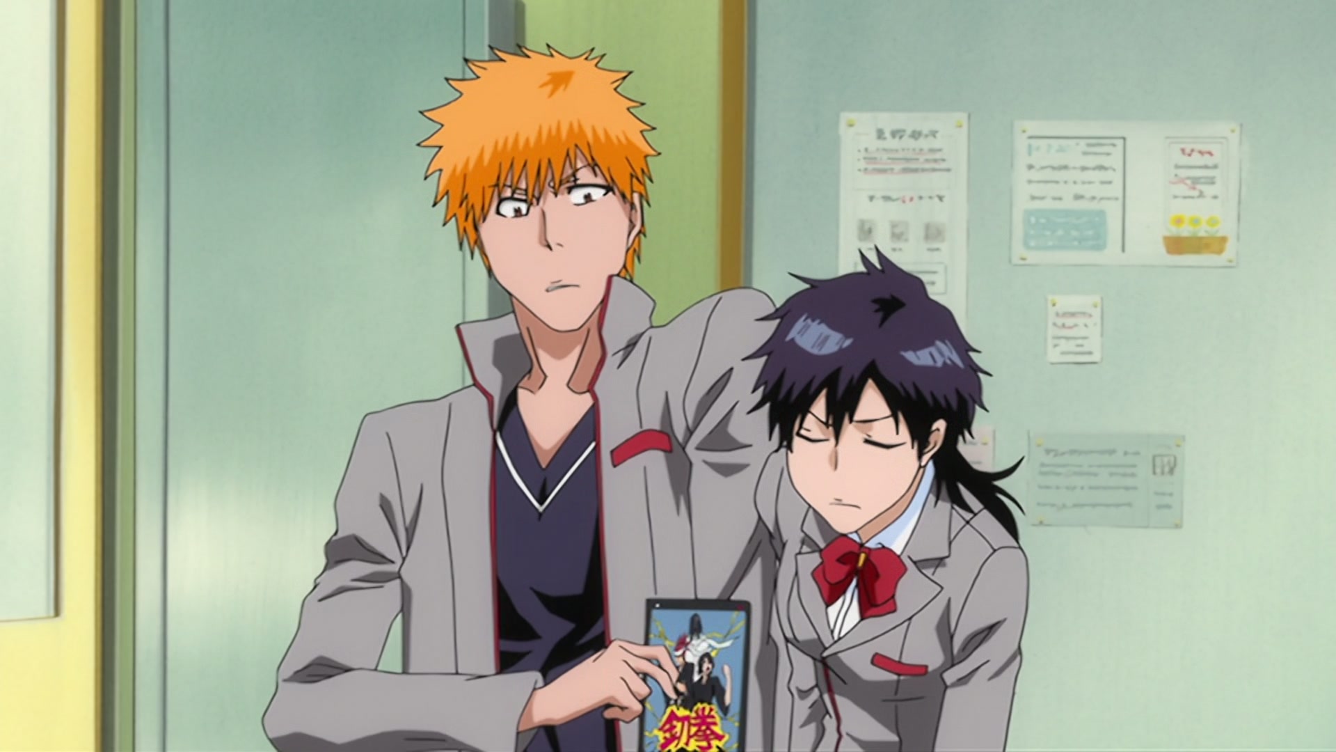 Bleach Ep 343: 3rd Year High School Student! Dressed Up, and a New Chapter Begins! @ 00:06:16