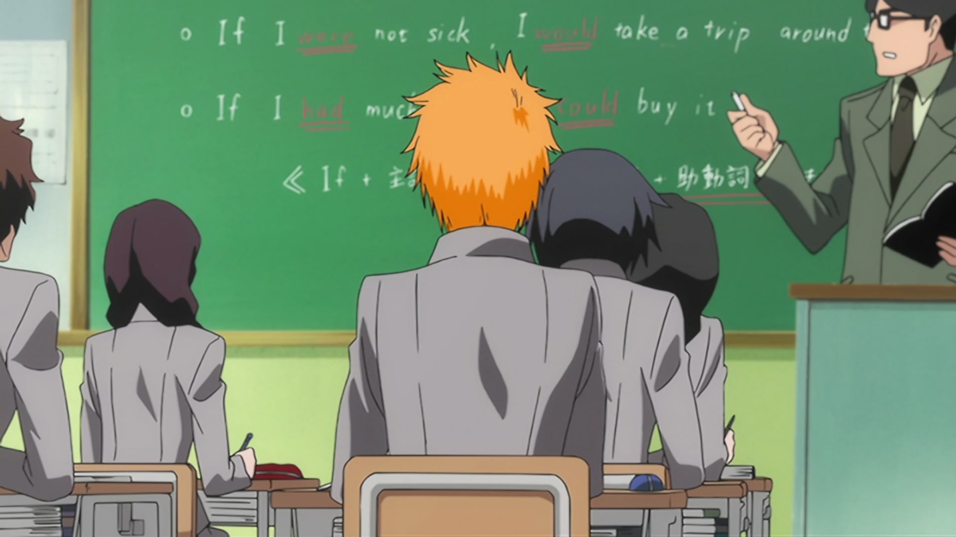 Bleach Ep 343: 3rd Year High School Student! Dressed Up, and a New Chapter Begins! @ 00:07:13