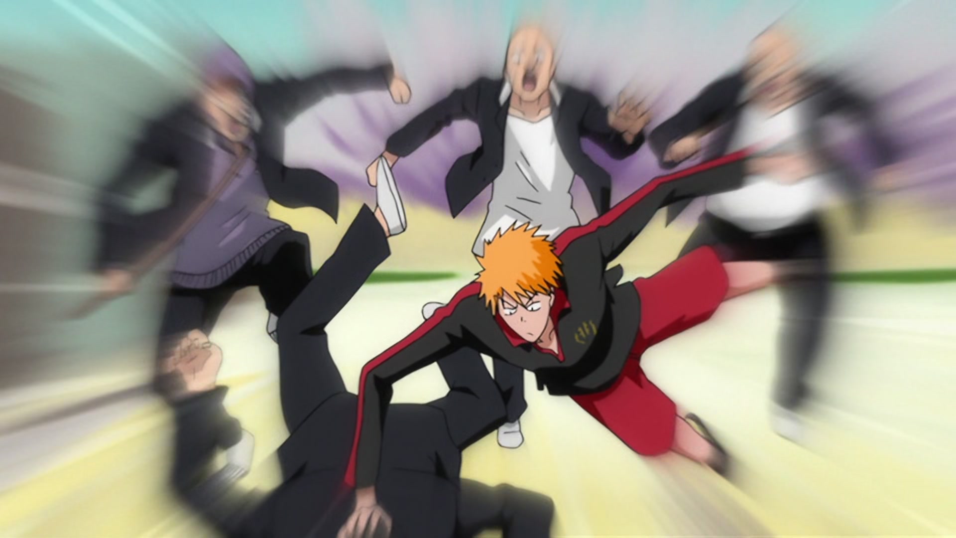 Bleach Ep 344: A Dispute in School?! Ichigo and Uryu, Fight Together! @ 00:02:55