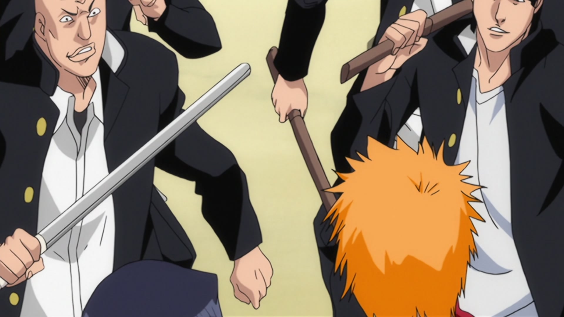 Bleach Ep 344: A Dispute in School?! Ichigo and Uryu, Fight Together! @ 00:04:54